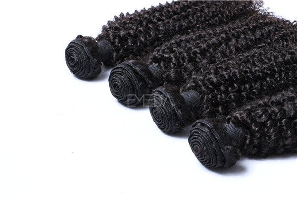 Indian temple hair last more than 3 years kinky curly hair weaves ZJ0090